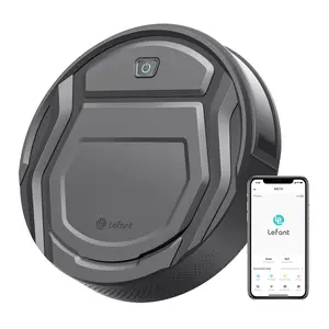 Lefant M210 Pro Robot Vacuum Cleaner - 2200Pa Suction, 120 Mins Runtime, Wi-Fi(2.4GHz ONLY)/App/Voice Control, Ideal for Hard Floors, Low-Pile Carpet & Pet Hair, Auto Recharge