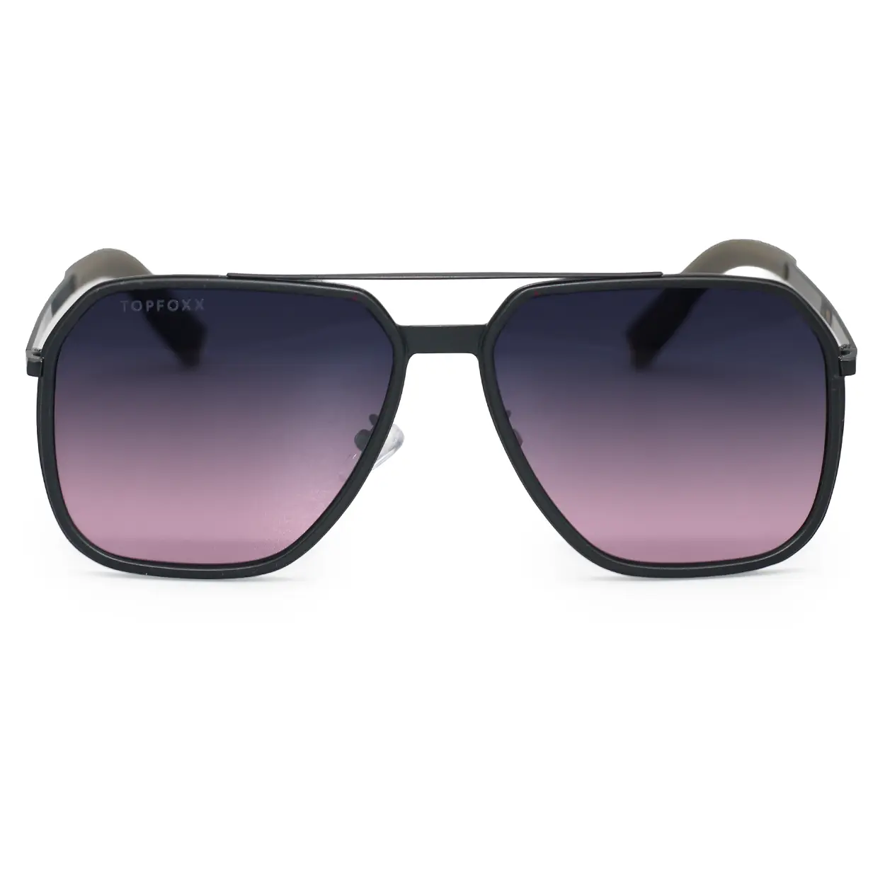 Nova - Faded Purple & Pink - Squared Aviators Sunglasses - Certified Shatter-Resistant Lenses - UV400 - For Women & Men