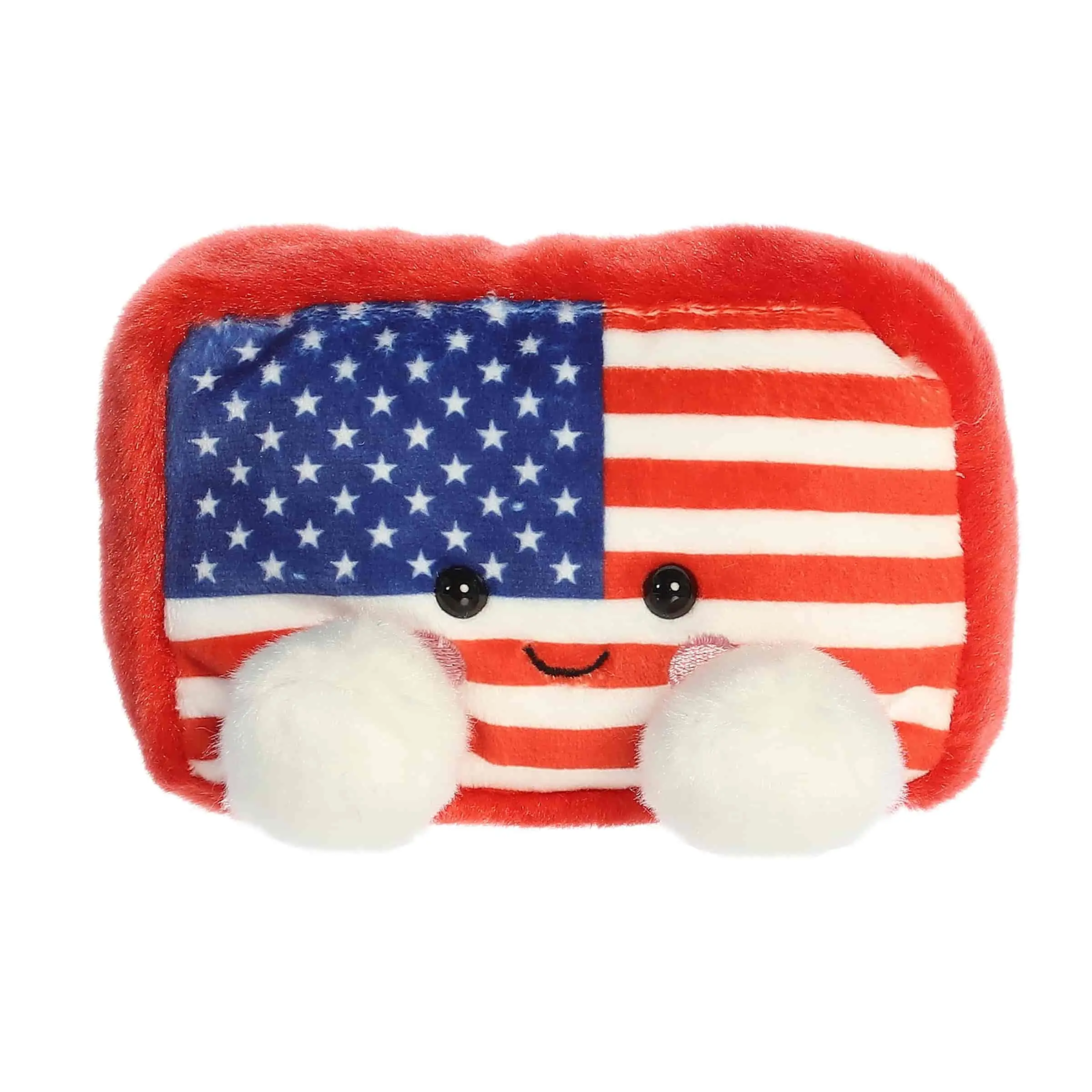 Palm Pals Adorable Indivisible Flag Multicolor Soft Plush Collectable Stuffed Animal
