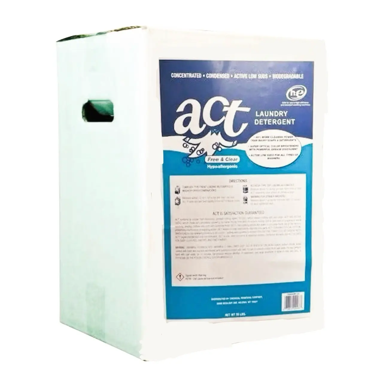 Act Laundry Detergent Hypoallergenic, Concentrated, Condensed, Biodegradable Clean and Free