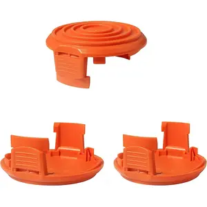 Weed Eater Replacement Spools Cap Covers Compatible with Worx WA0007 WG116 WG119,50022833 Trimmer Line Cover,Weed Eater Spool Cap for Worx Parts 3 Pack