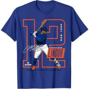 Francisco Lindor | New York Baseball MLB Player | MLBLIN4007 T-Shirt