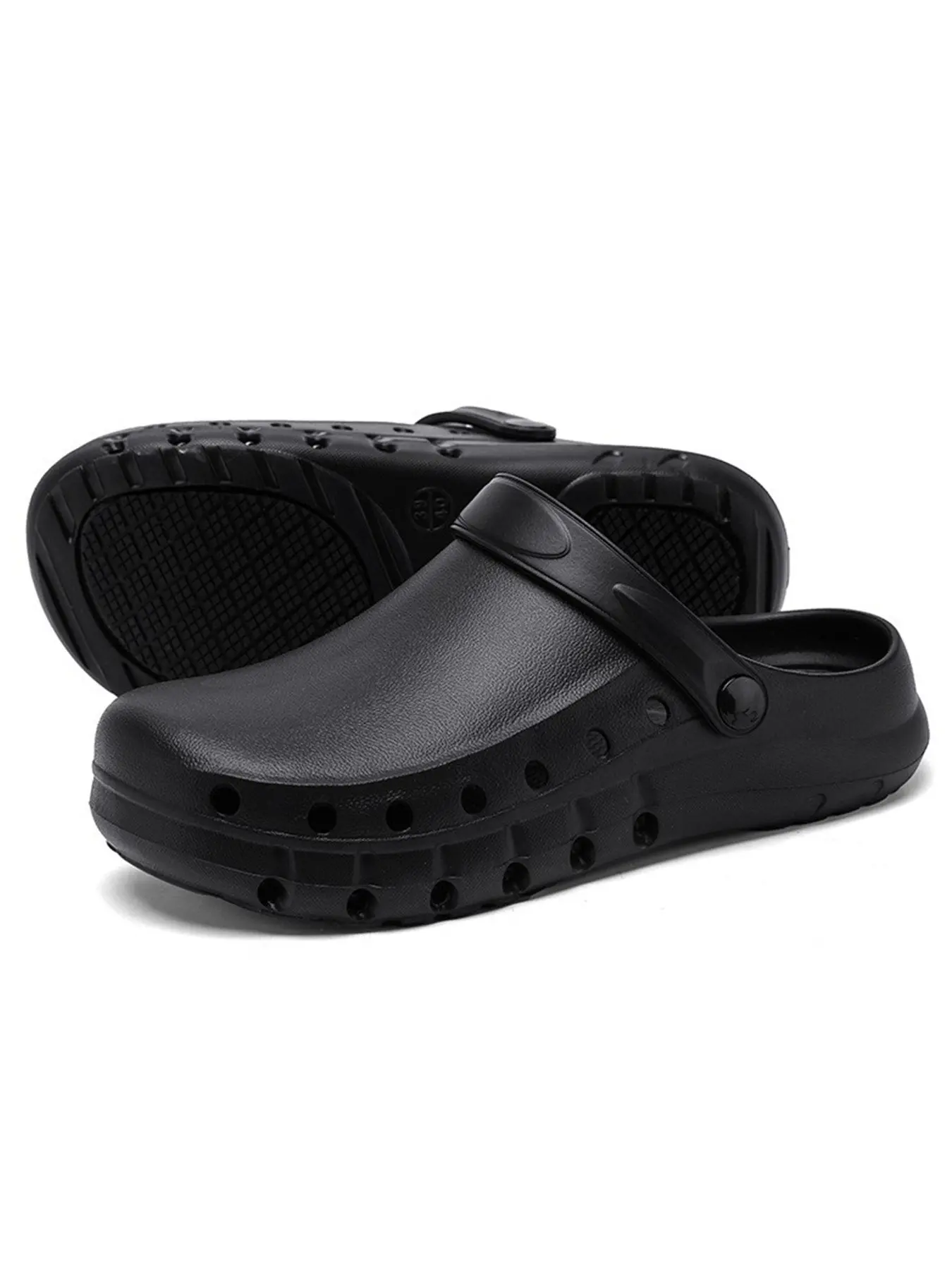 Non-Slip Work Clogs, Lightweight Waterproof Chef Shoes, Breathable Safety Boots for Kitchen, Hospital, Outdoor Use