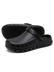 Non-Slip Hole Shoes for Kitchen & Garden, Lightweight Breathable Safety Workwear, Ideal for Outdoor Walking & Casual Use, Work Clogs