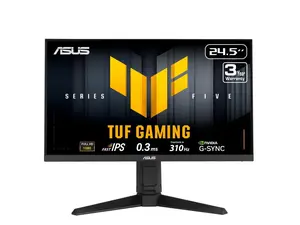 ASUS TUF Gaming Series 5 - VG259QMRL5A Gaming Monitor – 24.5-inch Full HD Fast-IPS panel, 310Hz(OC), 0.3ms, G-SYNC® compatible AMD FreeSync™ Premium, ELMB SYNC, VESA DisplayHDR™ 400, 99% sRGB