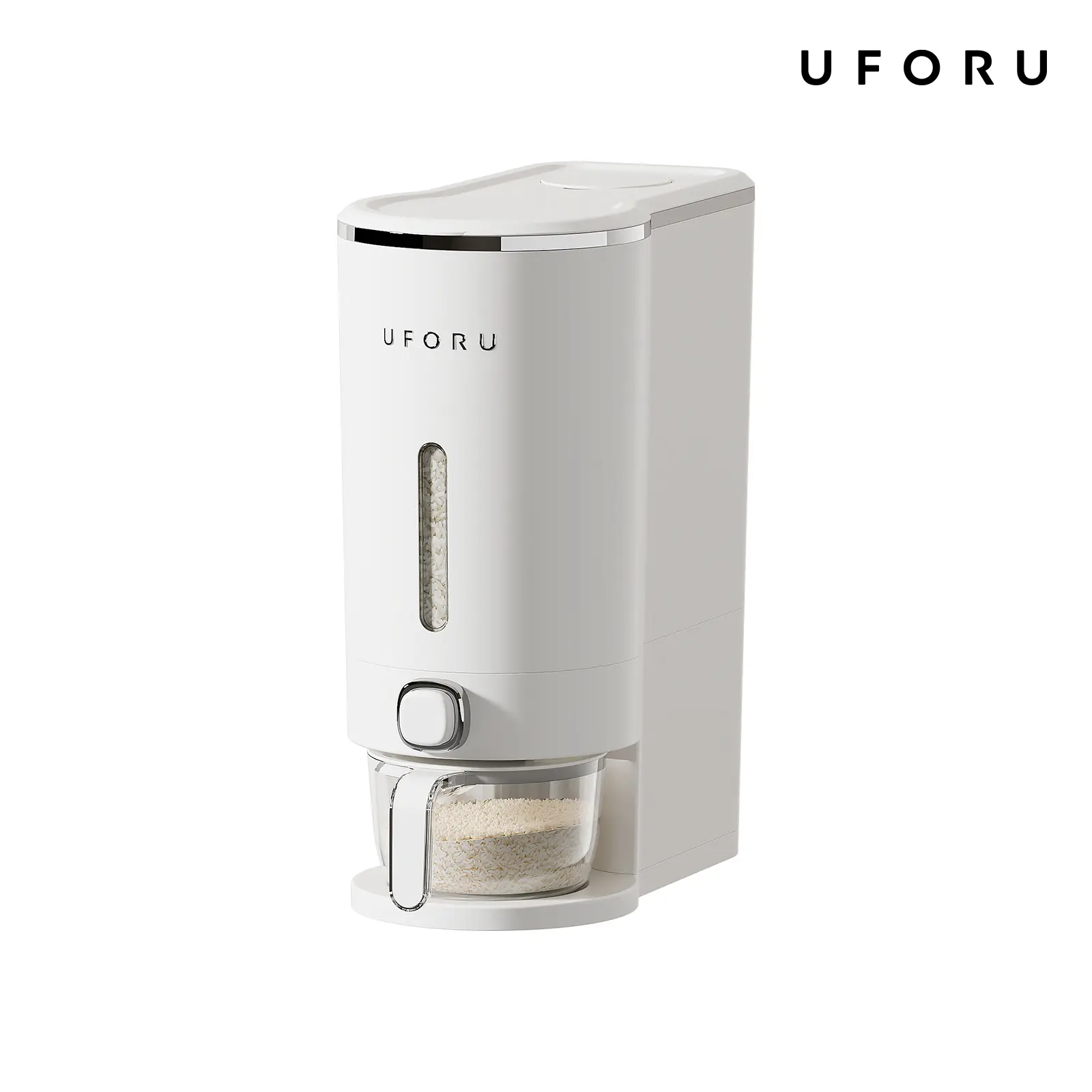 UFORU insect-proof airtight Rice Dispenser with Measuring Cups - Moisture-Resistant Plastic, Airtight Grain Storage Container for Soybeans, Corn & Cereals,pet food,cat food,dog food,suitable for kitchen and food storage room,dealsforyou#SummerWins