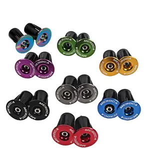 1 Pair   Handlebar End Plugs, Expanding Locking Bar End Caps for Road  Mountain  MTB BMX Fixie, Bar End for Handlebar Grip (Black)