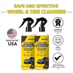 QIFOR Automotive Rust Remover Spray-Duty Iron Remover Spray - Fast-Acting Rust & Iron Converter, Safe for All Automotive Paints, Wheel Rim, Motorcycles, RV, Boat, Restores Metal Surfaces