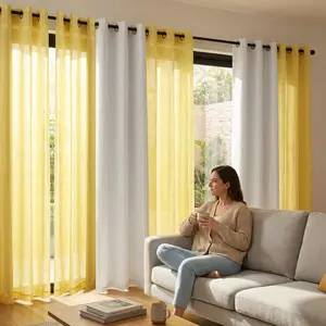 Window Wear 6Panels 34x84 inches，2 panels are made of blackout fabric with wave-like silver floral pattern, while the other 4 are plain wide-gored cotton fabric. High-end, RT01+FT2503 Curtain Blinds The curtains rmal Insulated Curtain curtains for bedroom