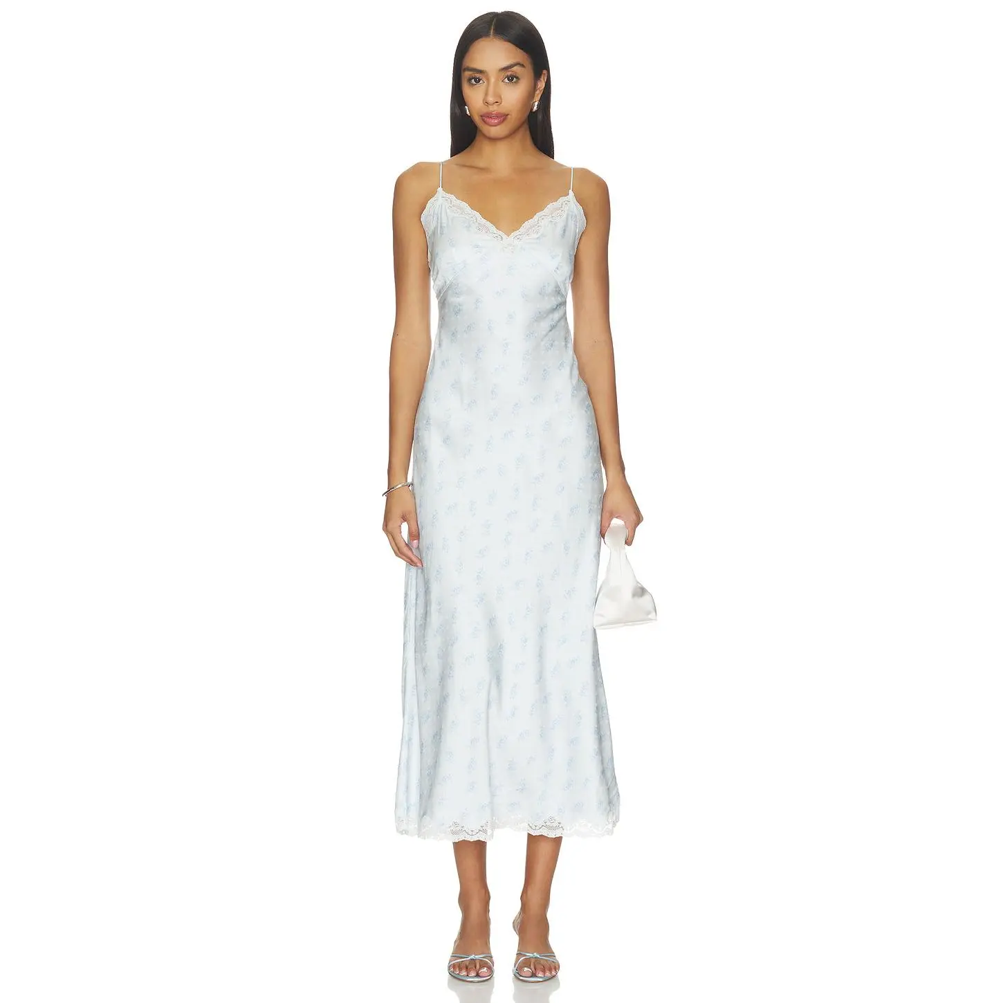 LoveShackFancy Manuela Dress in Seabreeze Blue