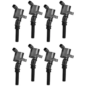 VEVOR Ignition Coil Pack, Set of 8, Compatible with Ford Expedition F150 F250 F350 Lincoln Mark LT Lincoln Navigator, for Engines 4.6L 5.4L V8 6.8L V10, Replacement for DG511 5C1584 C1541 UF537 FD508VEVOR Super Brand Day