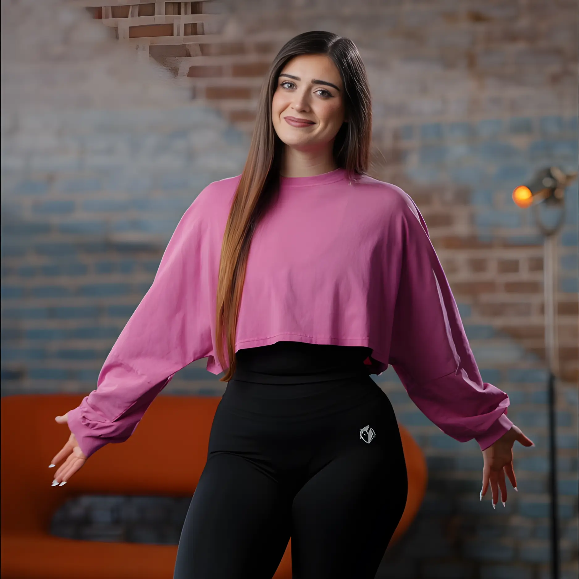 Ekko Womens Long Sleeve Cropped Pump Cover