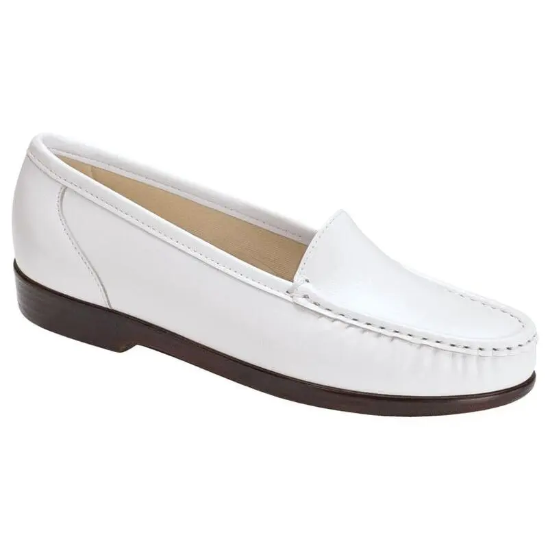 SAS Women's Simplify Loafer WHITE