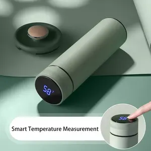 Temp-Master 500Ml Smart Water Bottle Stainless Steel W/Temperature Display