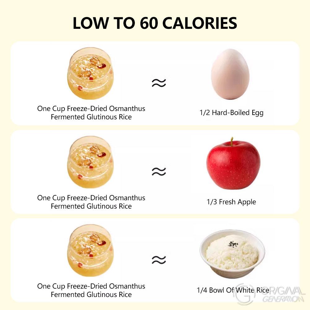 Sweet Soup with Osmanthus, Tremella and Rice Wine 90g（ 6pcs×15g）With Osmanthus，Snow Fungus，Rock Sugar，Jujube，Wolfberry,Sticky Rice