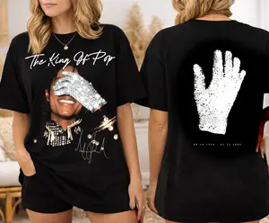 Vintage King Pop Graphic Shirt, Retro 90s Music Icon Tee, Dance Legend Fan Gift Unisex T-Shirt