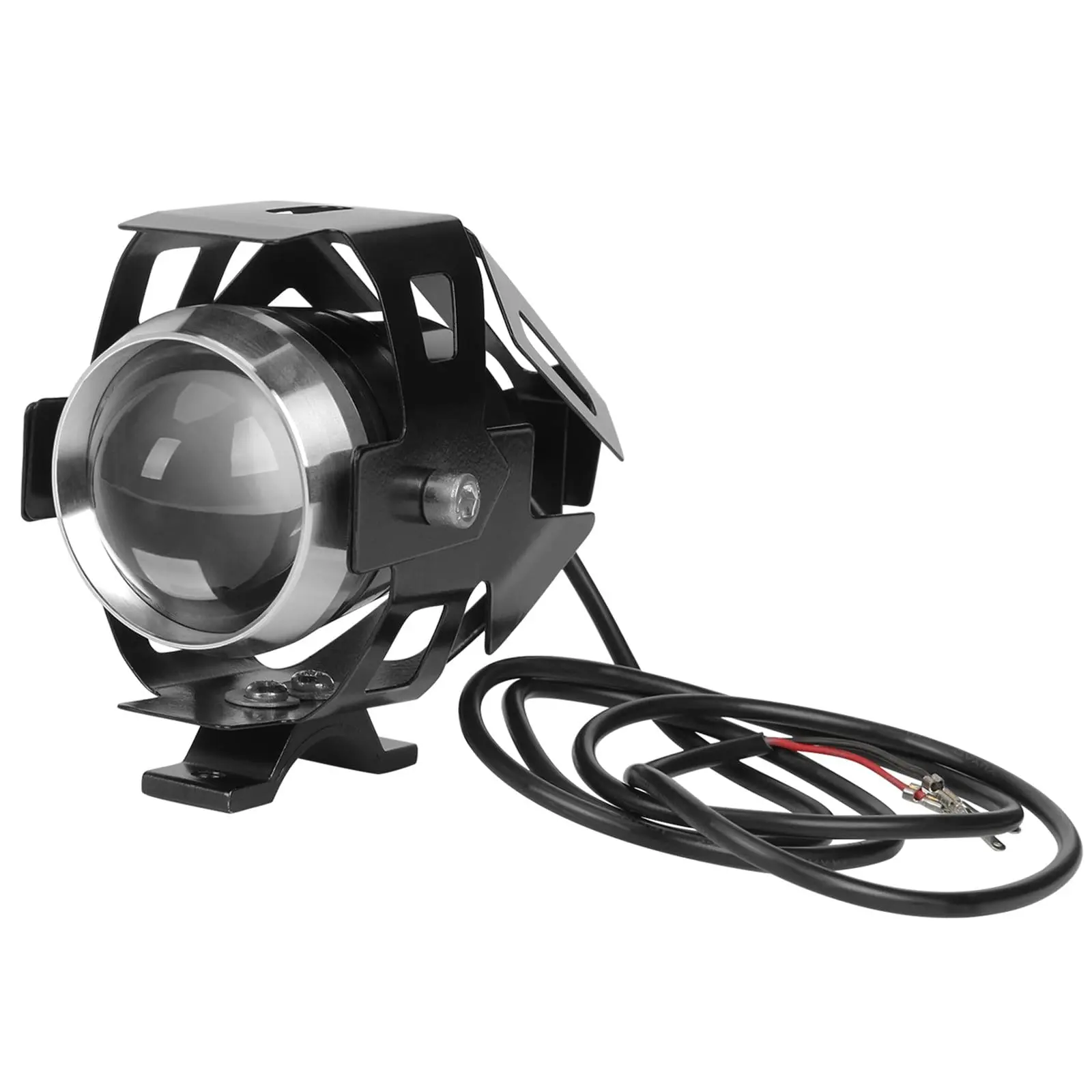 SUISUITONG 12V Motorcycle Projector Headlight Driving Spot Fog Lamp with Lens for Go Kart ATV UTV Quad Buggy Moped 4 Wheeler Pit Dirt Bike Offroad Mobility Motos