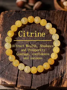 Natural Crystal, Attracts Wealth Prosperity Courage Confidence Success, Elegant Unique High-End Jewelry, Exquisite Bracelet, Perfect Gift, Healing Crystal Bracelet
