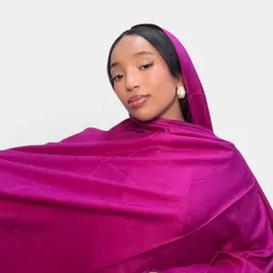 Gabasaar Liishe Clear Cotton Somali Scarves with Tassel Ends - Soft and Lightweight for Everyday Wear