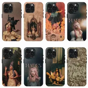 8 Styles Hades Album Phone Case, Hip Hop Inspired Collage Art Shockproof Heavy Duty Drop Protection Cover, Trendy Fan Gift For iPhone 11 12 13 14 15 16 17 Pro Max Plus Samsung 9