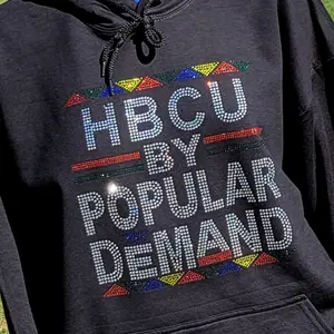 HBCU By Popular Demand Rhinestone Hoodies