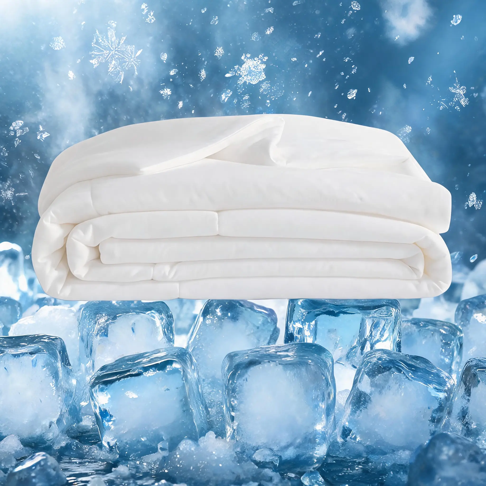 Lightweight Cool-Feel Summer Blanket, Double-Sided Soft Cooling Throw Blanket for Bed, Couch, Sofa, Travel and Warm Weather, Multiple Sizes