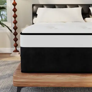 12" 14" Inch Twin Full Queen King Mattress Medium Firm Hybrid Memory Foam Pocket Spring Mattresses Body Back Support Comfortable Breathable Bed in a box