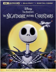 The Nightmare Before Christmas  [4K ULTRA HD BLU-RAY MOVIE] With Blu-Ray, 4K Mastering, Ac-3/Dolby Digital, , Dolby