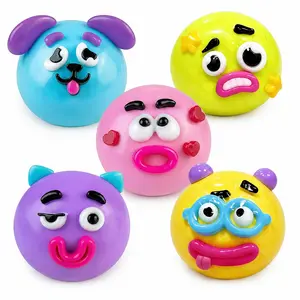 2026 model "Squeezert" peculiar item - dog face swapping device, facial tactile experience, rich expressions, soft and malleable, easy to operate, cute and slowly ascending, a relaxing tactile stimulation toy that eases anxiety