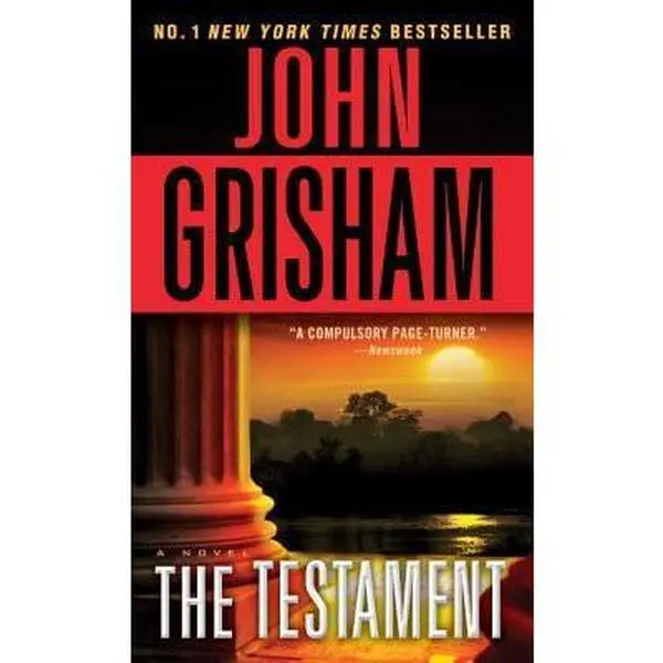 Used Literature Book - The Testament by John Grisham, #1 New York Times Bestseller, Like-New Softcover, English Fiction Reading Material