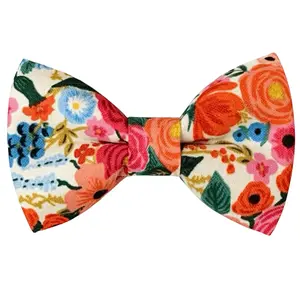 Floral Bow Tie- Rifle Paper Co Garden Party Fabric
