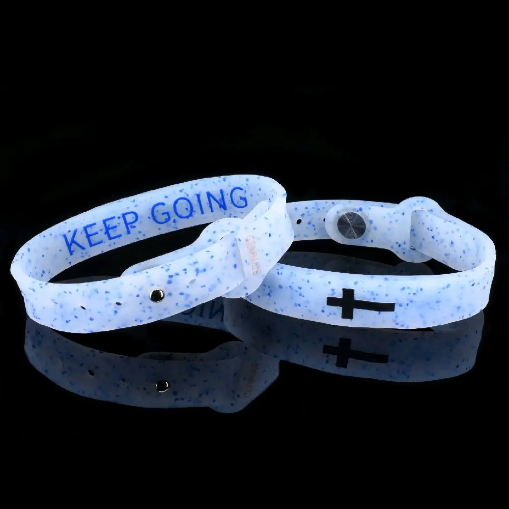 Gemvius Keep Going Fragment Faith Bracelet - Size Adjustable