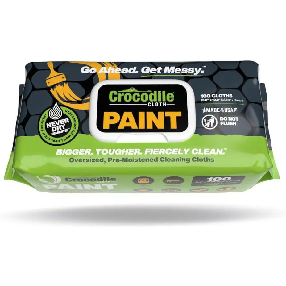 Paint Cleaning Wipes, 100 Wipes - Painting Surface Prep and Cleanup of Painting Messes for Painters, Contractors, Artists and DIYers