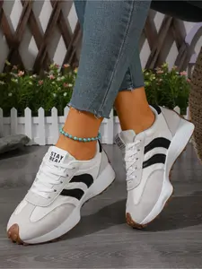 Women Height Increasing Thick Sole Non Slip Comfortable Breathable Running Shoes for Outdoor Sports