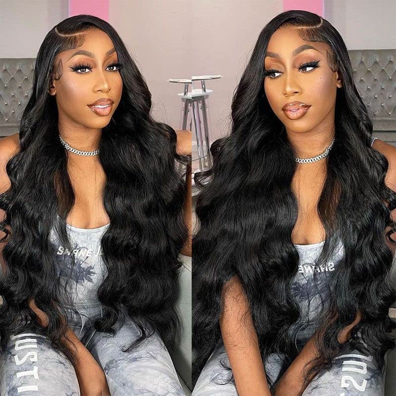 Bling Hair Body Wave 13x6 Wigs 13x4 Hd Transparent Lace Frontal Human Hair Wig 180 Density 6x4 Body Wave Glueless Lace Closure Wigs For Black Women
