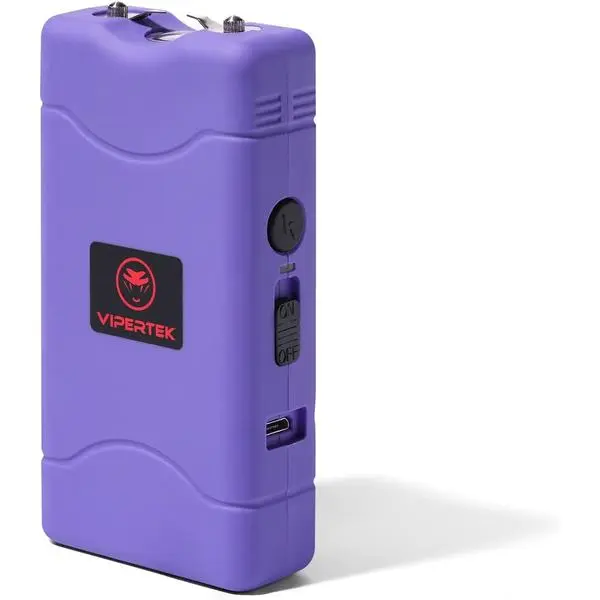 VIPERTEK Compact Rechargeable Standard Torch, PURPLE Home Improvement Portable Lighting Device