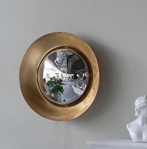 D18.7 X 3.9" Wall Mirror With Led Lighting