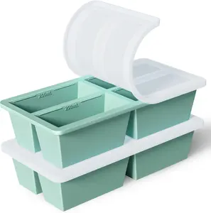Freezer Tray for Sauce Cube:  Super Prep Freezing Tray for Souped Storage - Freeze 125mL 250mL Broth Soup Portion