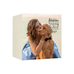Pet Memorial Personalized Pet Cremation Urn Shadow Box for Dog and Cat Lovers Pet Loss Sympathy Gift Memorial Gift | In Loving Memory So Loved