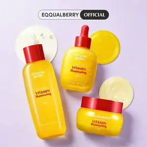 EQQUALBERRY Vitamin Illuminating Cream – Vitamin C & 5% Niacinamide + 3% TXA | Dark spots Cream | Ceramide Barrier Strength | Glowy, Lightweight Hydration (1.69 fl.oz / 50ml)