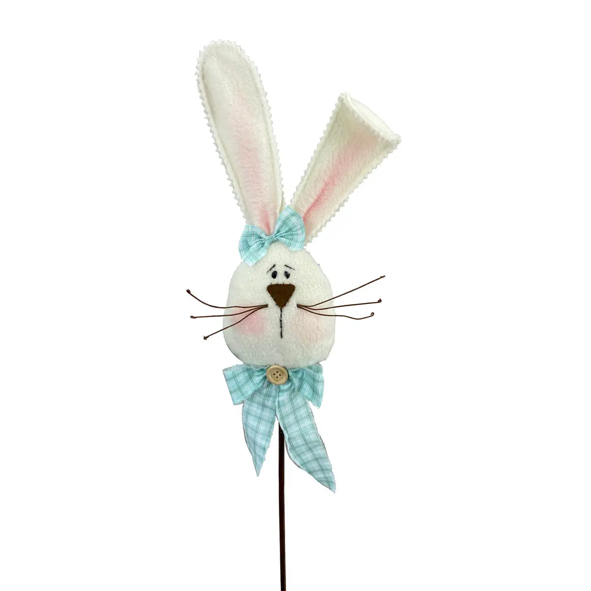 Blue Bunny Head Pick