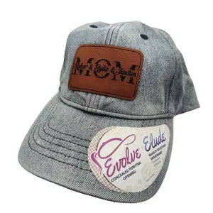 Mom Patch Hat Custom Engraved With Kids Names - Women's Hat by RAW Customz