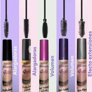Máscara 4 en 1 Prosa Maxi Volumen Waterproof 13g -, sensitive eyes mascara, clump-free mascara, mascara for contact lens users Makeup Smooth