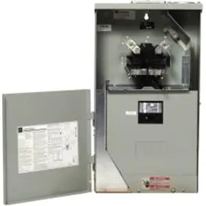 Eaton Cutler Hammer  Outdoor Meter-Panel Combo 200A 4-8, 200A Capacity
