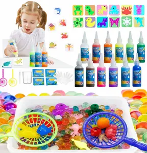 Magic Water Gel Kit,Perfect  Water Toys Squishy DIY Gift for Party Favor Summer Outdoor,Fun&Craft Classroom Handmade Activity Prize Toy for Kids Boys Girls