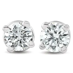 1/4ct Diamond Studs in 14K White Gold