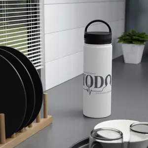 YODO Bottle Drop - 12Oz Double Wall Insulated Tumbler with Comfortable Handle Lid & Vibrant Aesthetic Design for Everyday Use BPA-Free Drinkware Unisex Funny Chicken T-Shirt