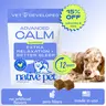 Native Pet Advanced Calming Chews for Dogs All Breed - Anxiety Relief, Stress, Separation & Sleep Support with Melatonin for Dogs, Hydrolyzed Casein, Valerian Root & L-Tryptophan