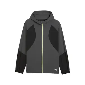 PUMA Mens Ultraweave Hooded Jacket Running Athletic Outerwear  - Grey