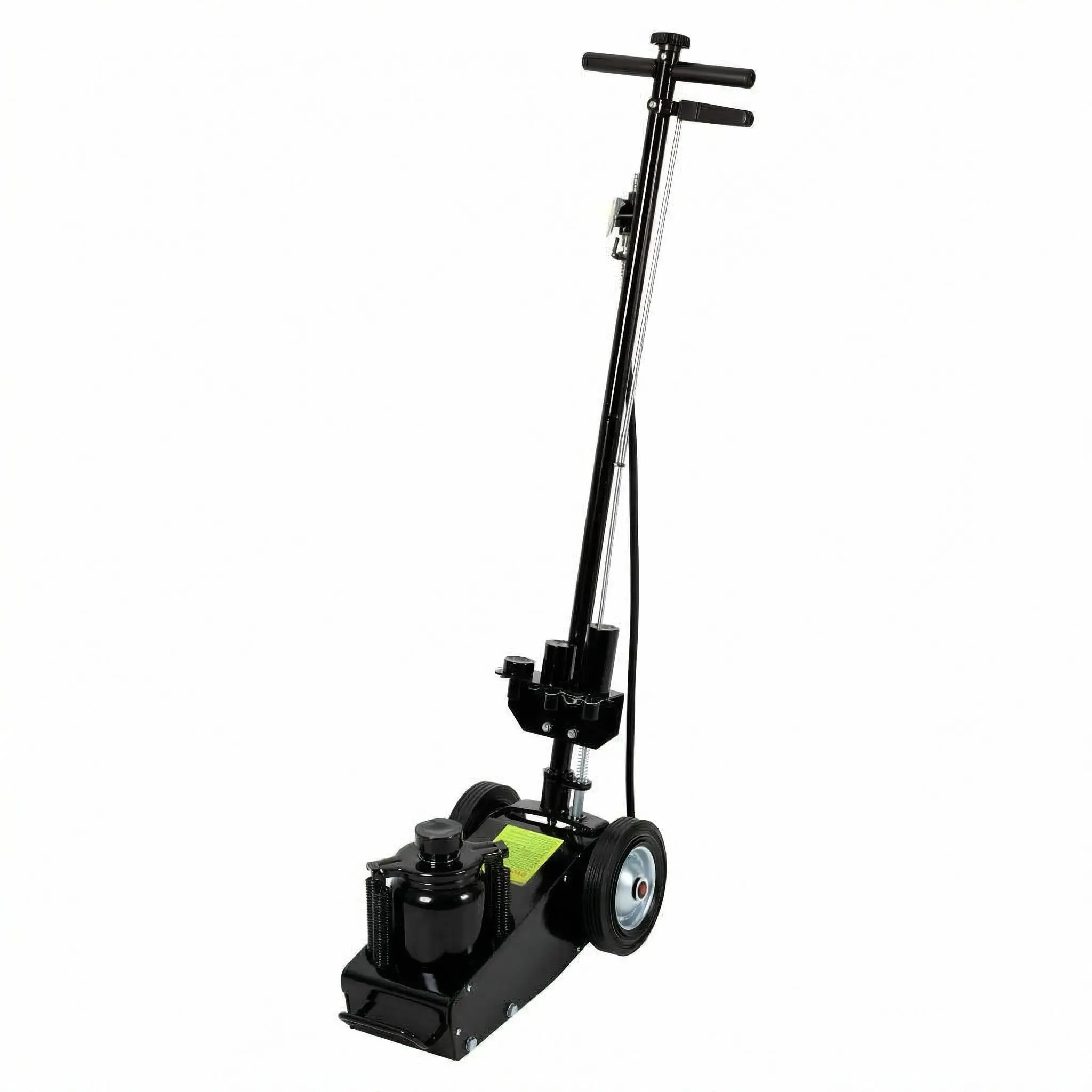 Garvee 35 Ton Air Hydraulic Floor Jack – Heavy Duty Low Profile (10"–21.19" Lift Range), 77,000 lbs Capacity, 4 Height Adapters, 46" Adjustable Handle – Dual Air/Hydraulic Power System – Ideal for Trucks, Tractors, Trailers, Heavy Equipment